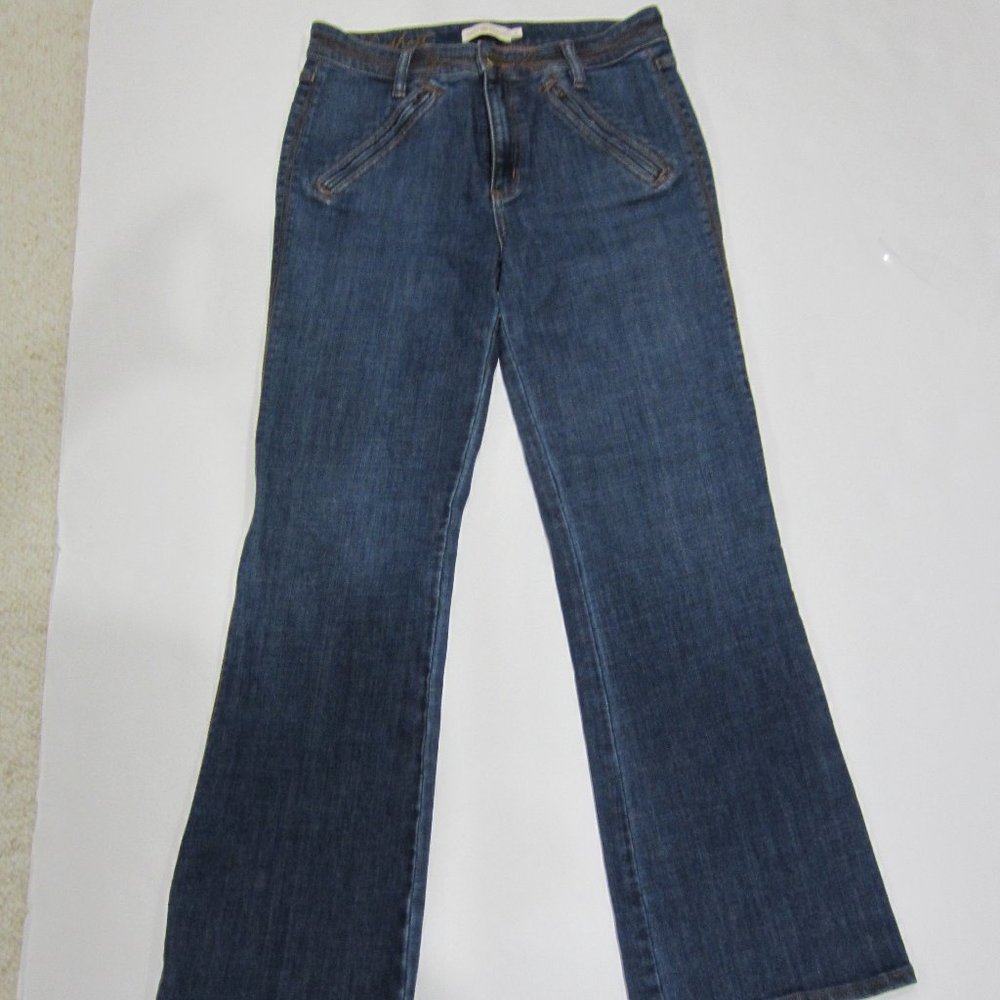 Tory Burch Keep It Short Jeans Zip Pockets Size 27